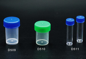 5ml/15ml保存液瓶(平底瓶) --- D509,D510,D511
